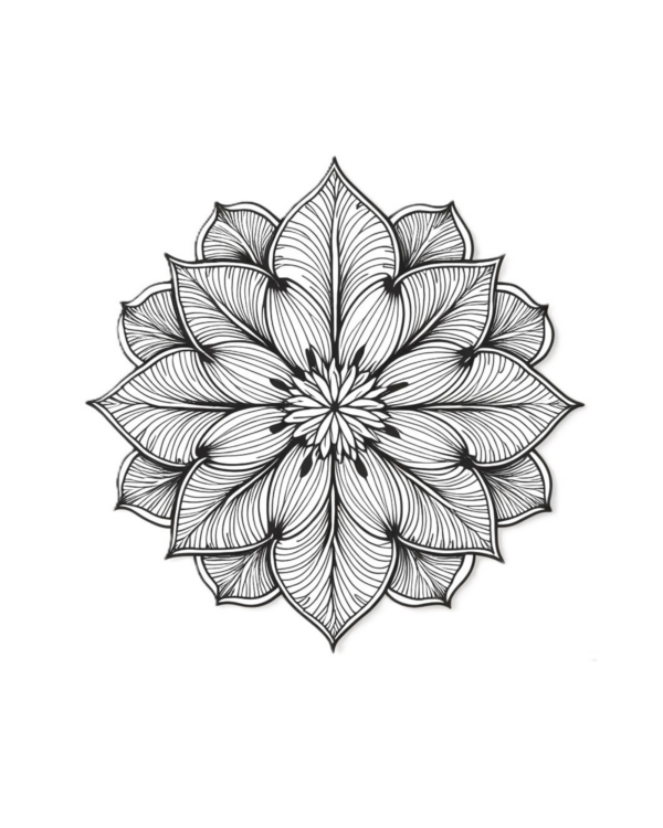 Mandalas Part.2 - Format papier livrable - Deliverable paper format - Lieferbares Papierformat – Image 4