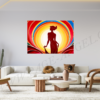 TABLEAU "DAME A L'AURORE" (HORIZONTAL 2) – Image 6