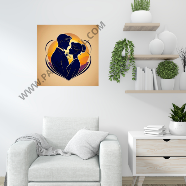 TABLEAU "COEUR EN FOLIE" (CARRÉ 5) – Image 9