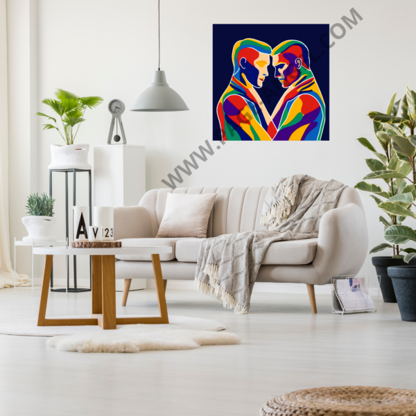 TABLEAU "ENTRE EUX" (CARRÉ 4) – Image 4