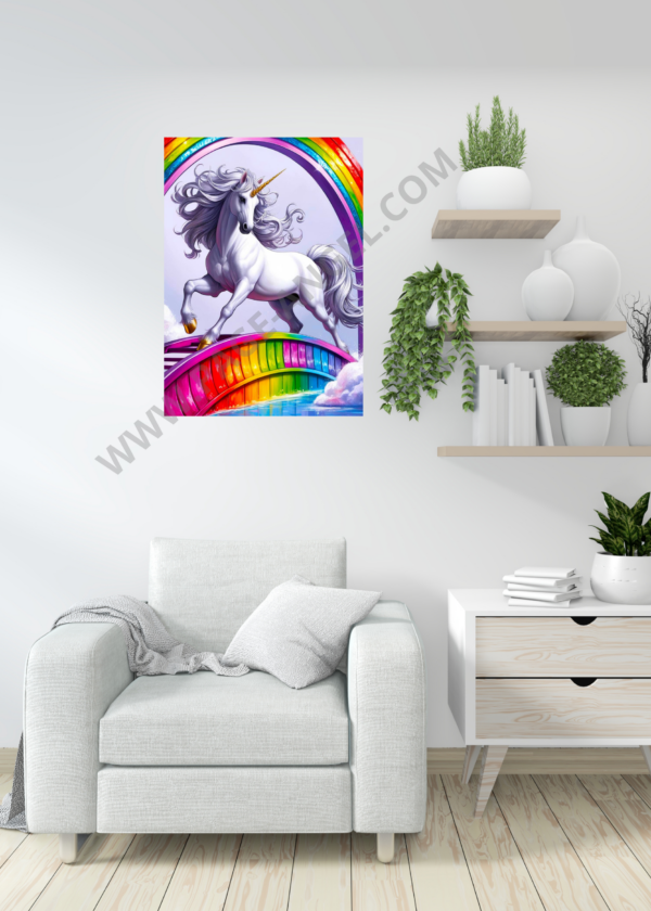 TABLEAU "LA ROUE DE LA LICORNE" (VERTICAL 20) – Image 9