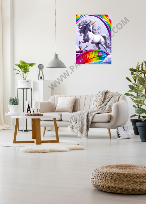 TABLEAU "LA ROUE DE LA LICORNE" (VERTICAL 20) – Image 6